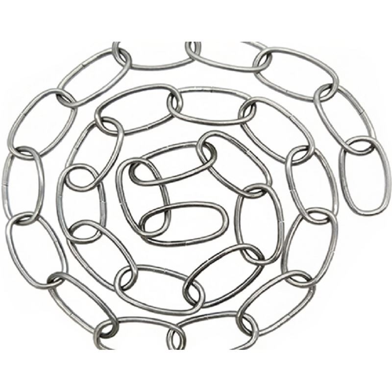 Cadena de acero plana