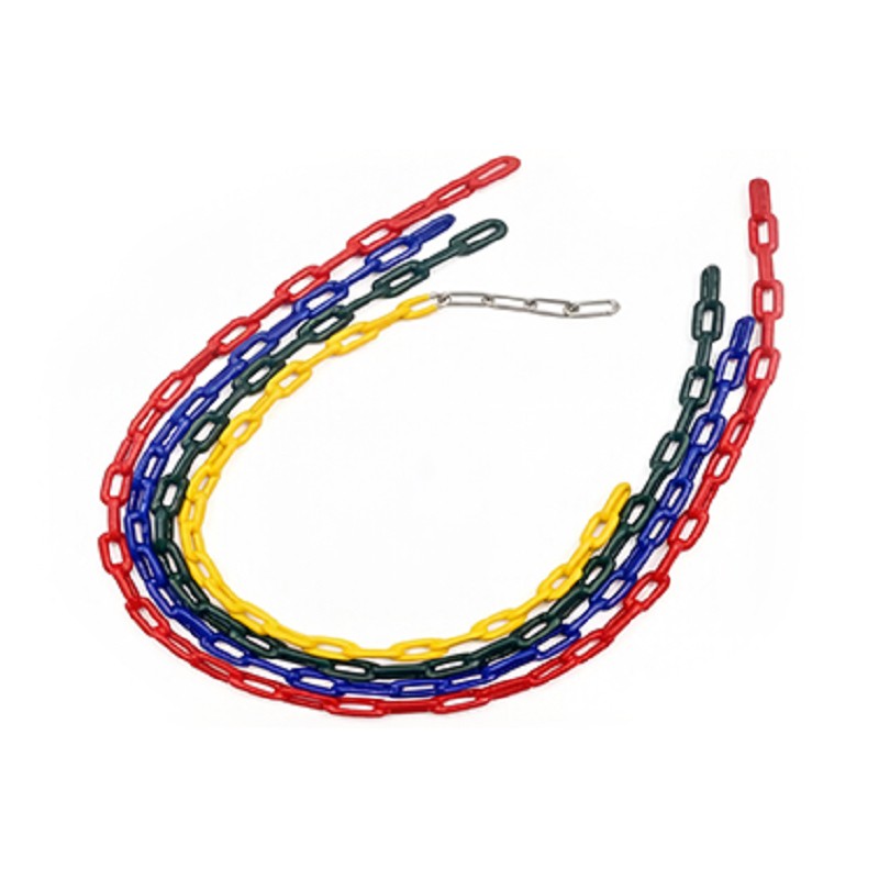 Cadena oscilante recubierta de plástico