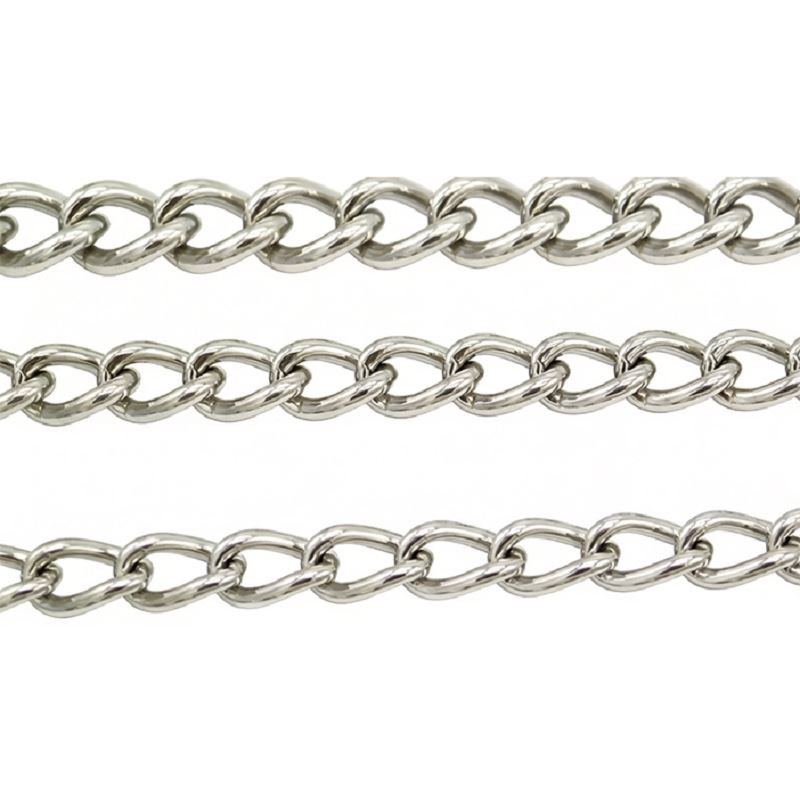 Eslabón de cadena de hierro forjado